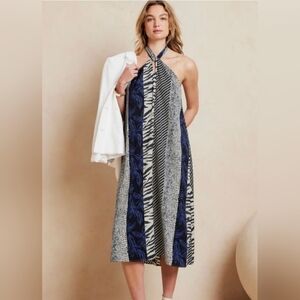 Banana Republic Twist Neck Midi Dress XSP NWT